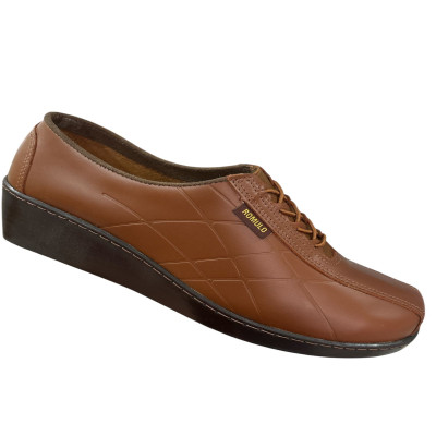 Romulo Casual Cuero Miel Mujer Talla 39 Ref 2137 